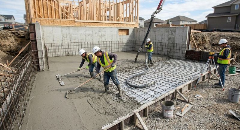 Basement Concrete Installation in Romeo, MI