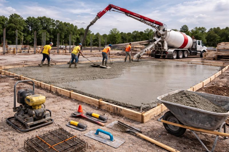Commercial Slab Construction in Lapeer, MI