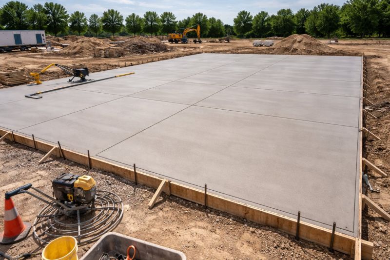 Commercial Slab Installation in Linden, MI
