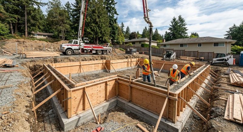Concrete Foundation Installation in Oxford, MI