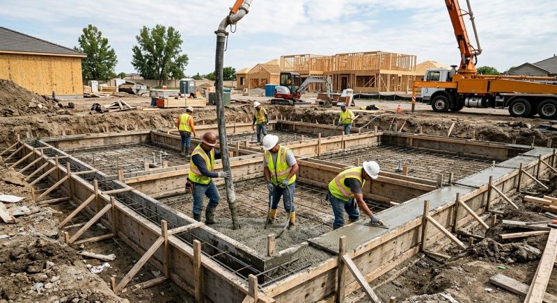 Concrete Foundation Installation in Rochester, MI