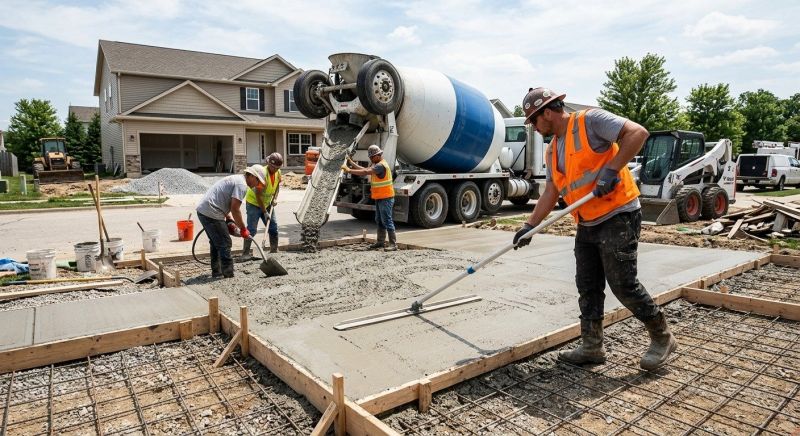Concrete Service in Commerce Township, MI