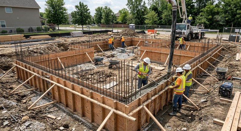 Foundation Construction in Livonia, MI