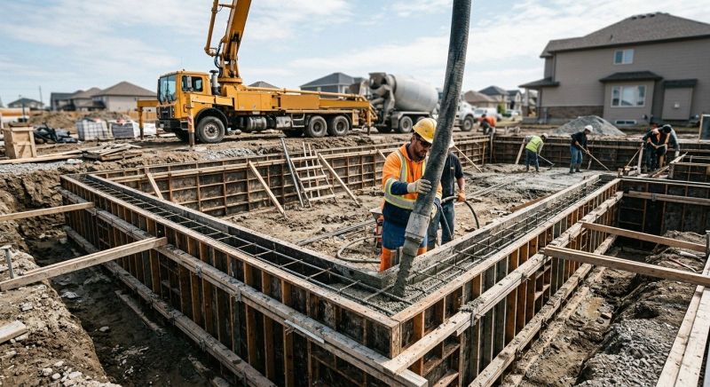Foundation Wall Pouring in Lapeer, MI